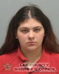 Mugshot of MADELYNN ROSE BRULAND booked in Lee County, Florida on June 26, 2026