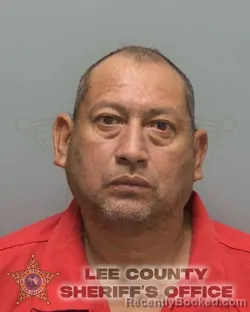 Mugshot of MIGUEL ADAN MARTINEZ MARTINEZ booked in Lee County, Florida on June 26, 2026