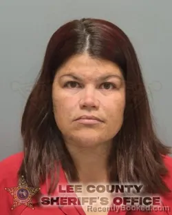 Mugshot of GRETEL VINA DIAZ booked in Lee County, Florida on June 26, 2026