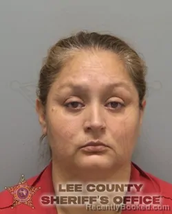 Mugshot of GRACIELA ROSALIA ARAUJO ELIZONDO booked in Lee County, Florida on June 26, 2026
