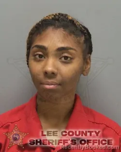 Mugshot of TRINITY NIDEJAI WILLIAMS booked in Lee County, Florida on June 26, 2026
