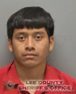 Mugshot of ANGEL DOMINGO CARMELO booked in Lee County, Florida on June 26, 2026
