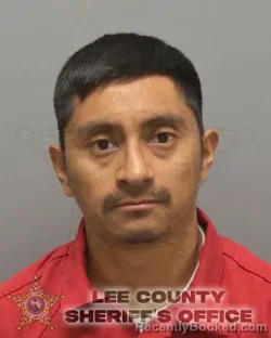 Mugshot of ANTONIO MANAEN LOPEZ SAMBRANO booked in Lee County, Florida on June 27, 2026