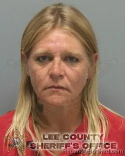Mugshot of KRISTIN CAROL HAWKINS booked in Lee County, Florida on June 27, 2026