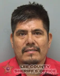 Mugshot of IGNACIO JOSE VIVAR booked in Lee County, Florida on June 27, 2026