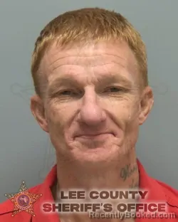 Mugshot of DANIEL MICHAEL WORTH booked in Lee County, Florida on June 27, 2026
