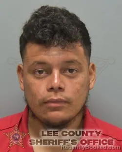 Mugshot of JELSIN YOHEL AMAYA RIVERA booked in Lee County, Florida on June 27, 2026