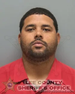 Mugshot of MARIO RAFAEL DOMINGUEZ booked in Lee County, Florida on June 27, 2026