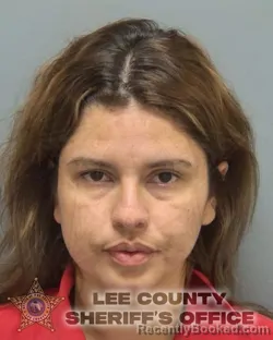Mugshot of VANESSA DEL SOCORRO OROZCO booked in Lee County, Florida on June 27, 2026
