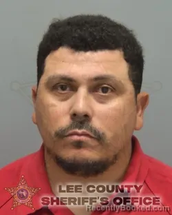 Mugshot of ALLEN JOSUE MEJIA booked in Lee County, Florida on June 27, 2026