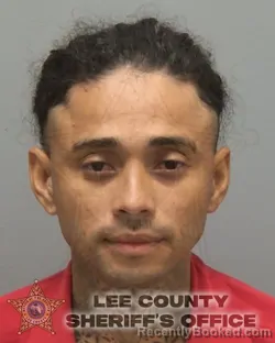 Mugshot of JONATHAN JOSUE CARDENAL ESPINOZA booked in Lee County, Florida on June 28, 2026