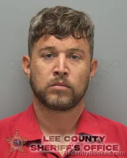 Mugshot of BRETT MICHAEL MINGE-PETRY booked in Lee County, Florida on June 28, 2026