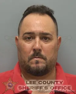 Mugshot of JORGE ANDRES VIERA GOMEZ booked in Lee County, Florida on June 28, 2026