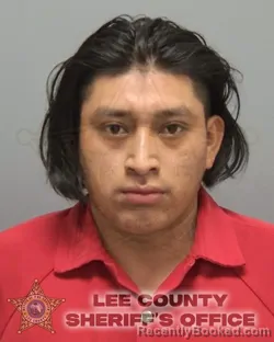 Mugshot of SAUL ANTONIO GOMEZ HERNANDEZ booked in Lee County, Florida on June 28, 2026