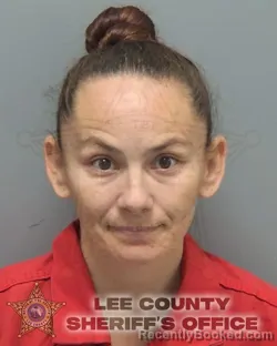Mugshot of ASHLEY MONIQUE LAFERRIERE booked in Lee County, Florida on June 28, 2026