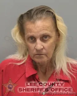 Mugshot of SHELLEY MARIE JERINA booked in Lee County, Florida on June 29, 2026