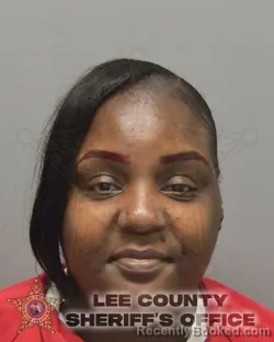 Mugshot of SHANIKA JEBORAH HAYES booked in Lee County, Florida on June 29, 2026