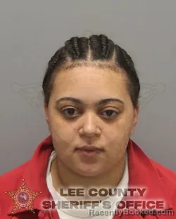 Mugshot of ALASHARAY KAYLYNN MILLER booked in Lee County, Florida on June 30, 2026
