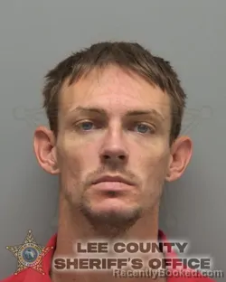 Mugshot of TODD GLENN RUSSELL booked in Lee County, Florida on July 1, 2026