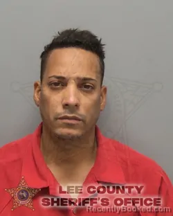 Mugshot of LAZARO DEYVIS BRIDON PEREZ booked in Lee County, Florida on July 1, 2026