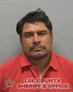 Mugshot of JUAN RODRIGUEZ FLORES booked in Lee County, Florida on July 1, 2026