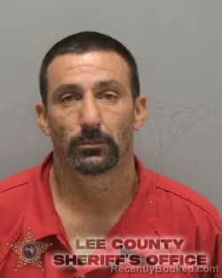 Mugshot of OMAR MORENO booked in Lee County, Florida on July 1, 2026