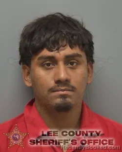 Mugshot of JULIO CEVALLOS AUXUMA booked in Lee County, Florida on July 2, 2026