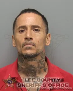Mugshot of JASON DANIEL PENA booked in Lee County, Florida on July 2, 2026