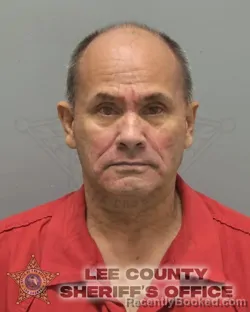 Mugshot of GEOFFREY OWEN MERCADO booked in Lee County, Florida on July 2, 2026