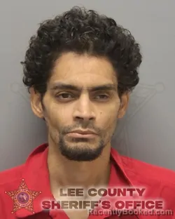 Mugshot of JUAN MARTIN JR FALCON booked in Lee County, Florida on July 2, 2026