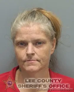 Mugshot of REBECCA ENNIS RAMBO booked in Lee County, Florida on July 3, 2026