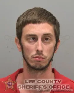 Mugshot of MARCUS DWAYNE LOVELL booked in Lee County, Florida on July 3, 2026