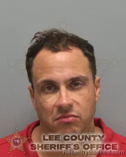 Mugshot of AARON VILLACAMPA booked in Lee County, Florida on July 3, 2026