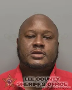 Mugshot of TRAVIS AVERY ROBINSON booked in Lee County, Florida on July 3, 2026