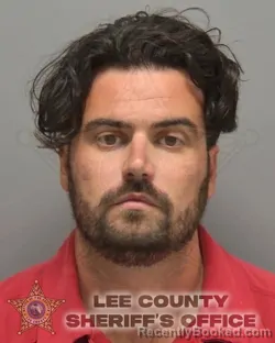 Mugshot of AUSTIN CONNOR HARRISON booked in Lee County, Florida on July 3, 2026