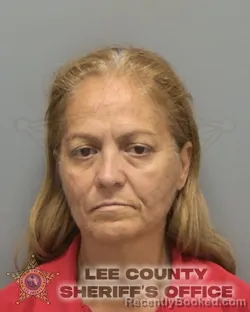 Mugshot of TANIA MORA booked in Lee County, Florida on July 3, 2026