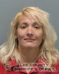 Mugshot of KATHERINE SCHAFFER OLSHEFSKI booked in Lee County, Florida on July 3, 2026