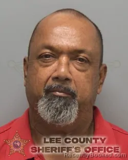 Mugshot of JOSE LUGO ARNAU booked in Lee County, Florida on July 3, 2026