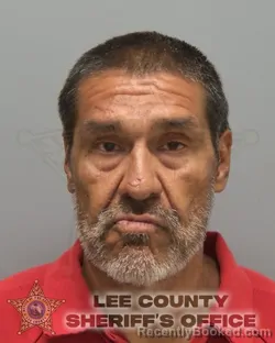 Mugshot of CARLOS SAMMY VALENZUELA booked in Lee County, Florida on July 3, 2026