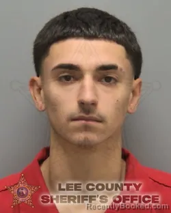 Mugshot of PABLO EUGENIO JR. LLANES booked in Lee County, Florida on July 4, 2026