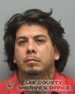 Mugshot of MIGUEL ANTONIO ORTEGA booked in Lee County, Florida on July 4, 2026