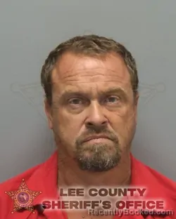 Mugshot of DARREL LEE SIZEMORE booked in Lee County, Florida on July 6, 2026