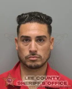 Mugshot of LUIS ALFONSO ARROYO booked in Lee County, Florida on July 6, 2026