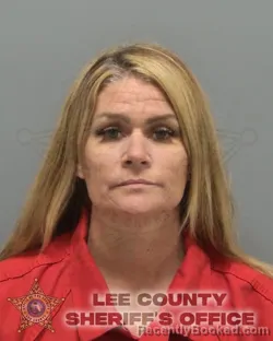 Mugshot of KRISTIN APRIL WRIGHT booked in Lee County, Florida on July 6, 2026