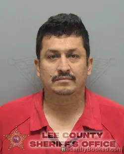 Mugshot of JOSE LUIS PITALUA booked in Lee County, Florida on July 6, 2026
