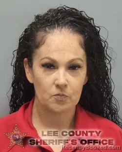 Mugshot of JENNIFER NICOLE BERMUDEZ booked in Lee County, Florida on July 6, 2026