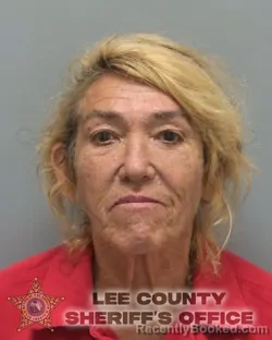 Mugshot of CAROL LORRAINE YOUNG booked in Lee County, Florida on July 7, 2026