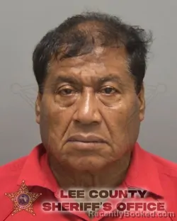 Mugshot of TOMAS SANTIAGO PABLO booked in Lee County, Florida on July 7, 2026