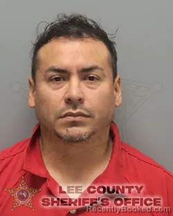 Mugshot of JOSEPH EDUARDO MAYORGA FALCON booked in Lee County, Florida on July 7, 2026