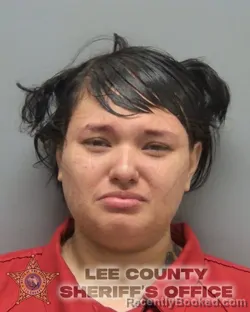 Mugshot of AYANNA DELAROSA booked in Lee County, Florida on July 7, 2026